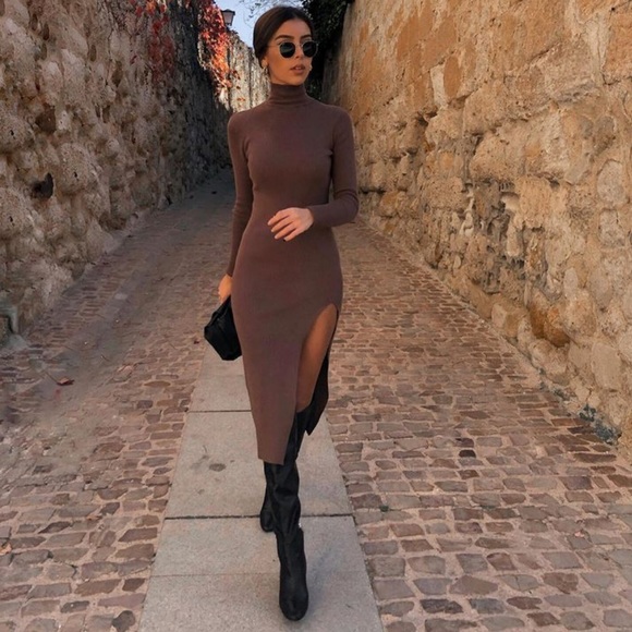 NWT Long Knit Dress - Picture 2 of 16